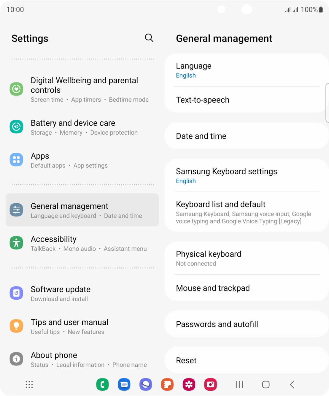 Press Date and time.