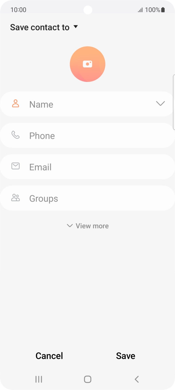 Press the address book drop down list.