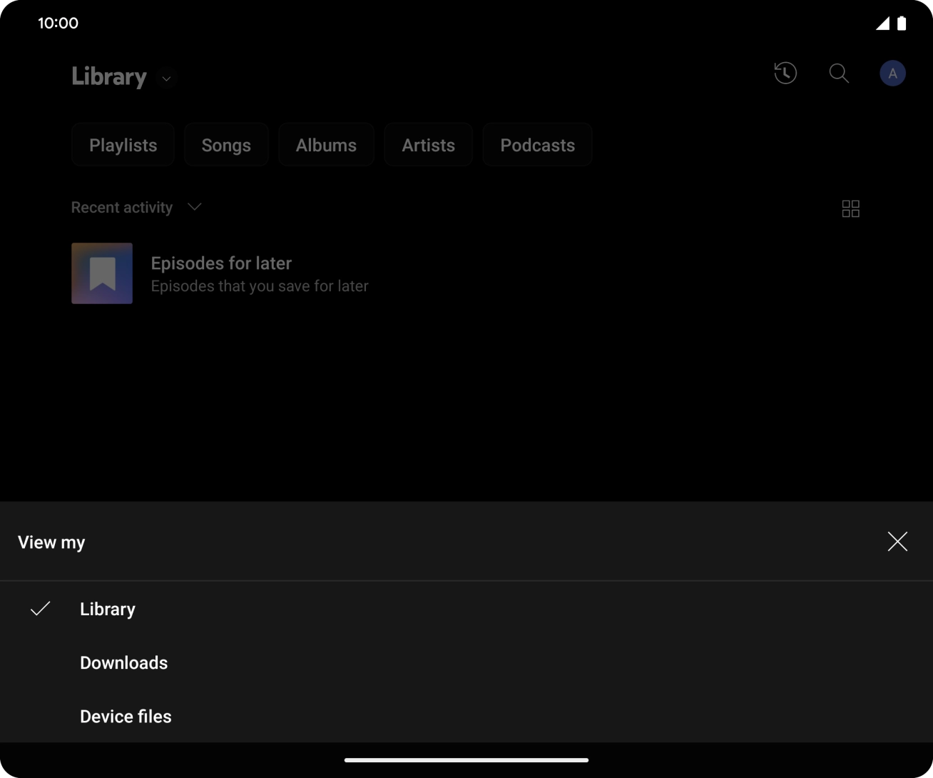 Press the required category and go to the required audio file. Press the required category and go to the required audio file.