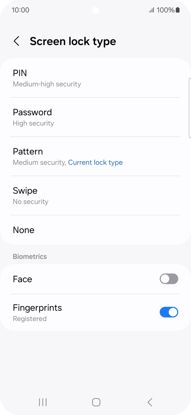 Press None. Press None.