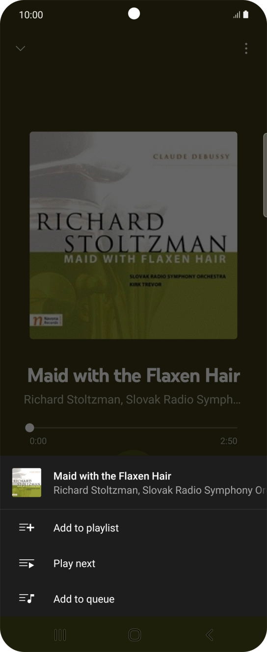 Press Add to playlist.