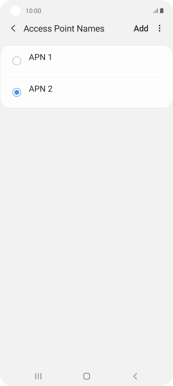 Press the Home key to return to the home screen.