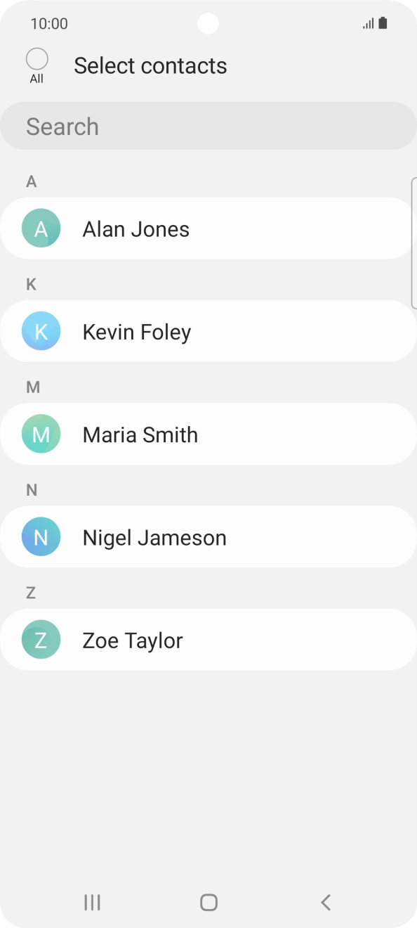 Press the field above 'All'.