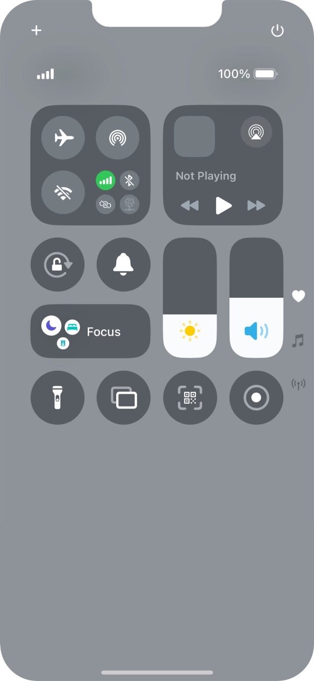 Press the screen recording icon to start the recording.