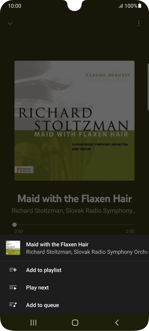 Press Add to playlist.