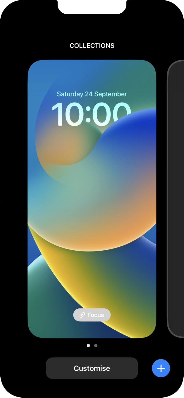 Press the add icon. Press the add icon.