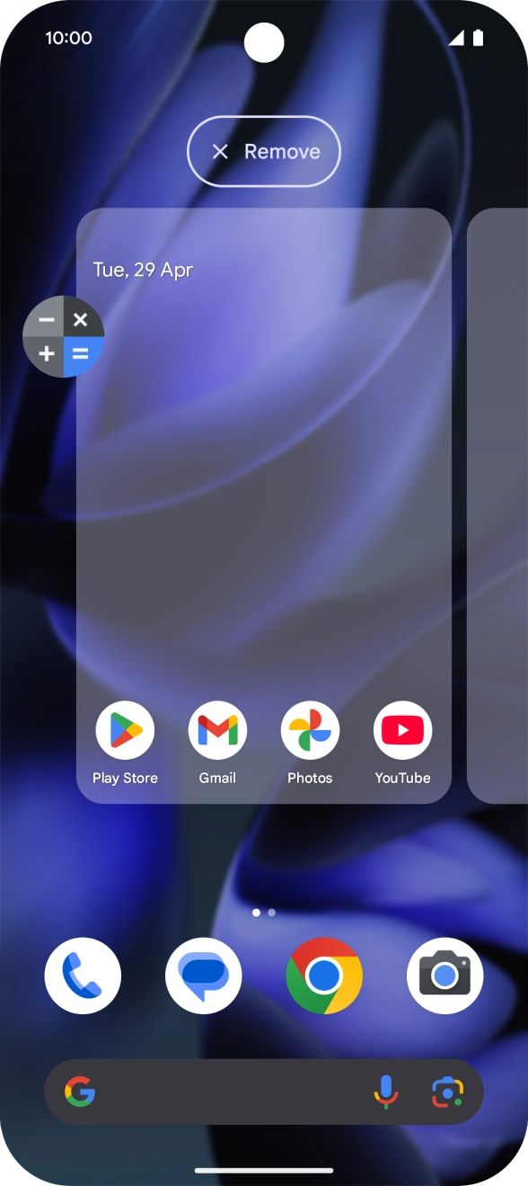 Drag the app icon to Remove.
