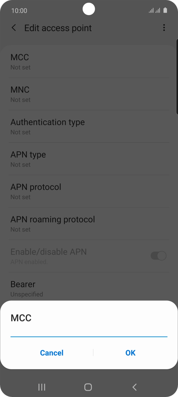 Key in 234 and press OK. Key in 234 and press OK.