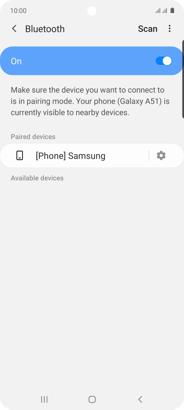 Press the Home key to return to the home screen.