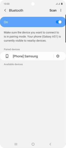 Press the Home key to return to the home screen.