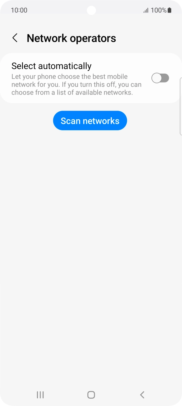 Press the indicator next to 'Select automatically' to turn on the function. Press the indicator next to 'Select automatically' to turn on the function.