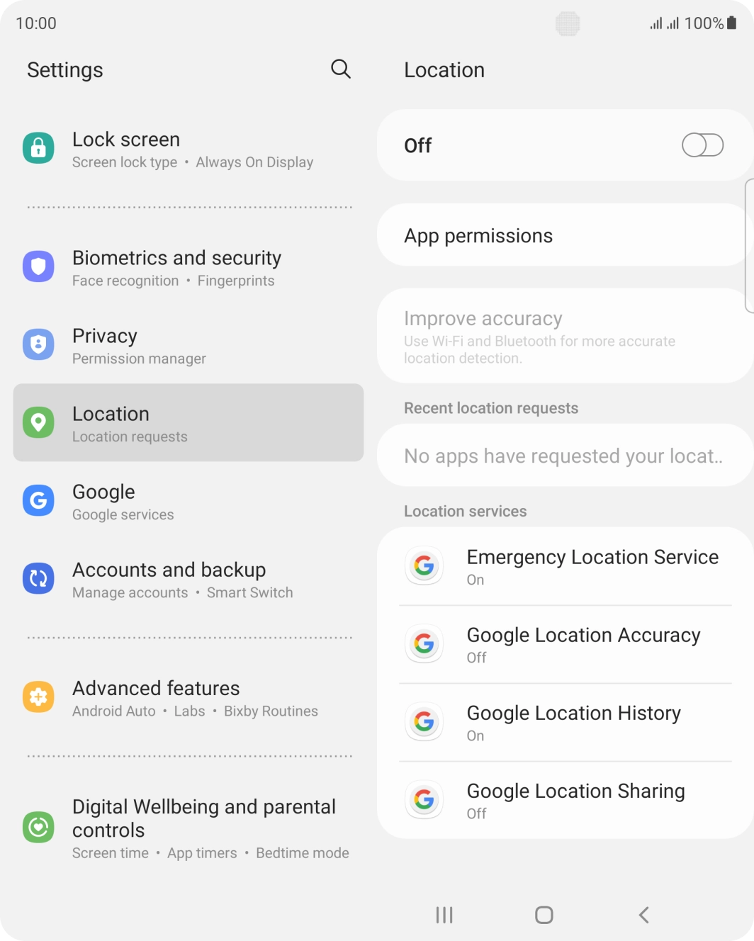 Press the indicator to turn the function on or off. Press the indicator to turn the function on or off.