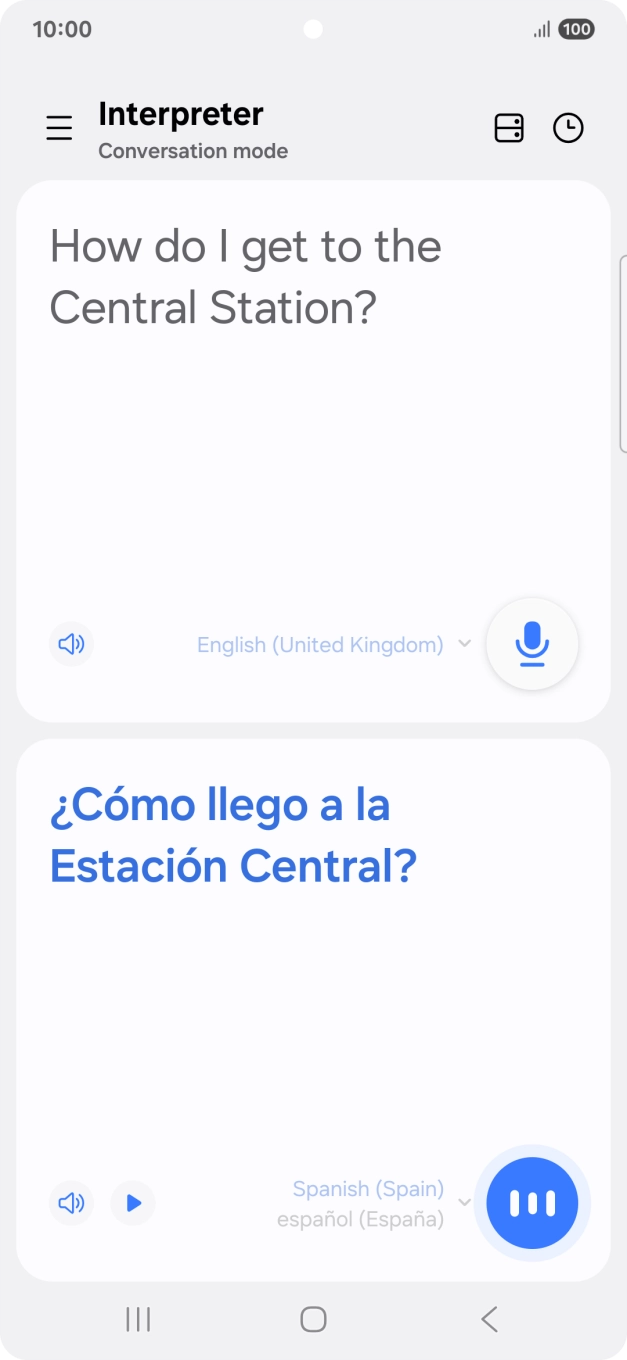 Follow the instructions on the screen to select the required language settings and use the function.