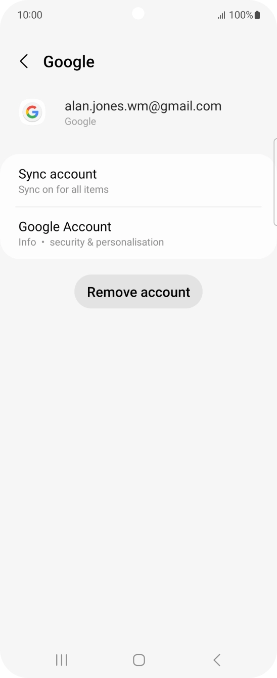 Press Sync account. Press Sync account.