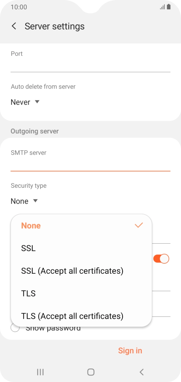 Press None to turn off the function. Press None to turn off the function.