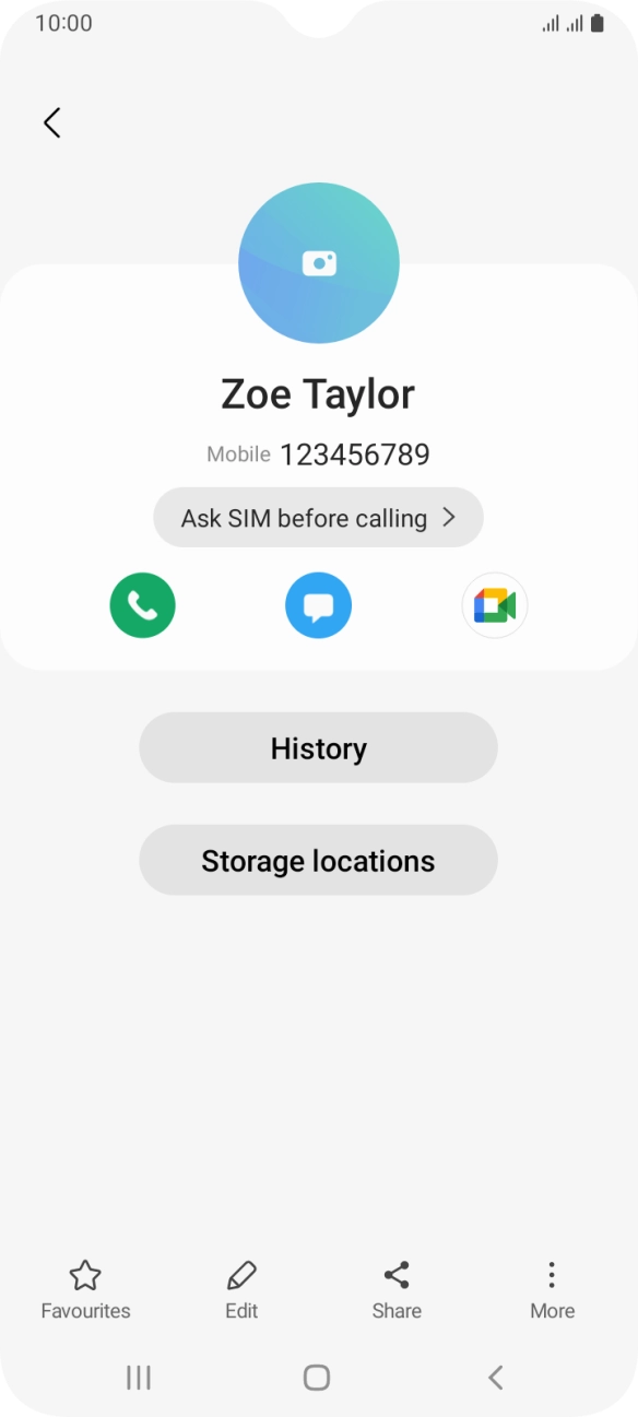 Press the Home key to return to the home screen.