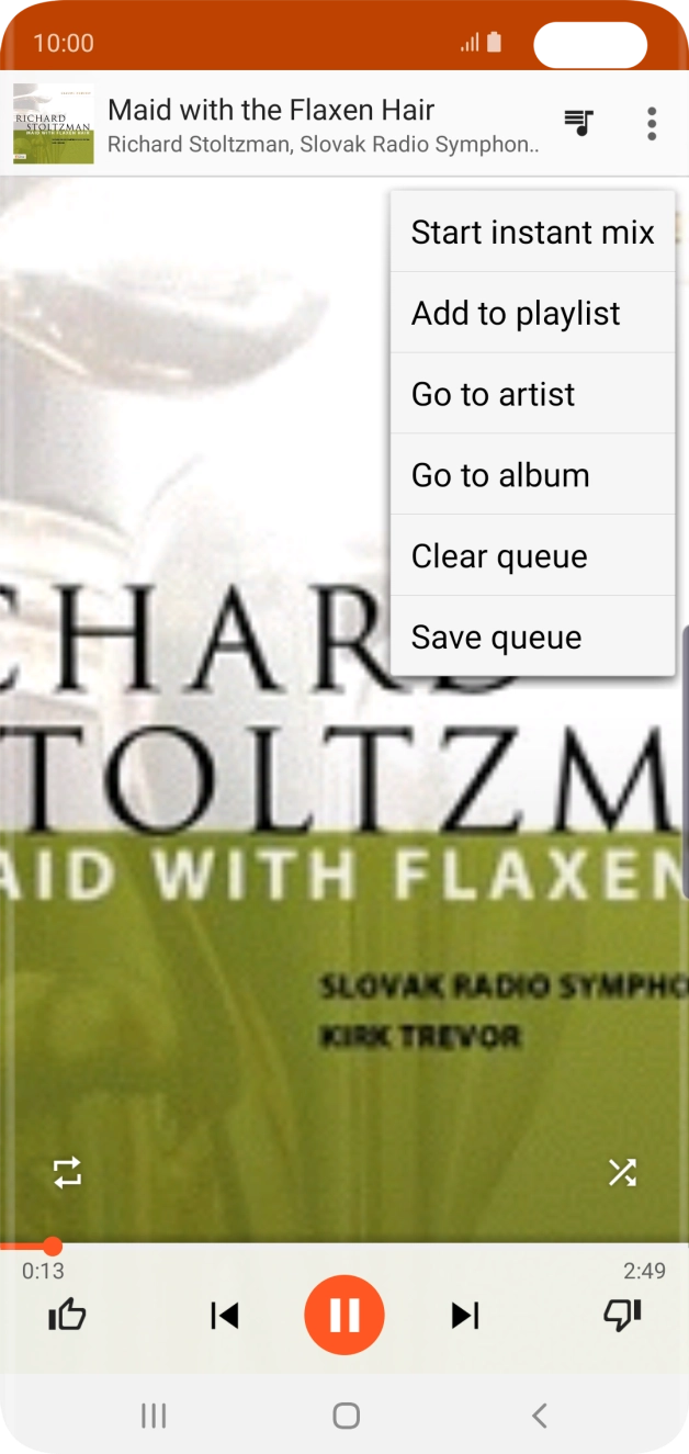 Press Add to playlist.