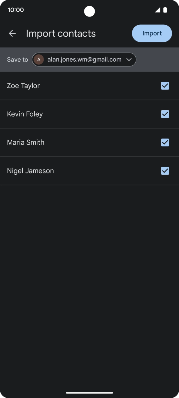 Press the drop down list next to 'Save to'.