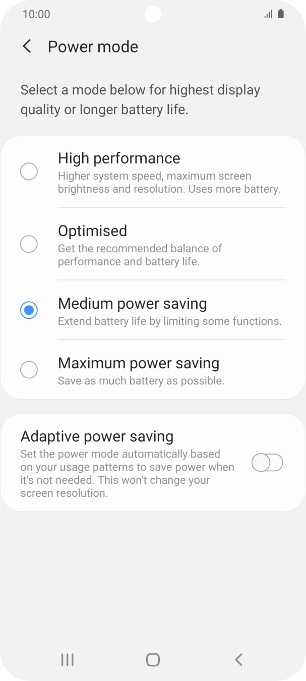 Press the Home key to return to the home screen.