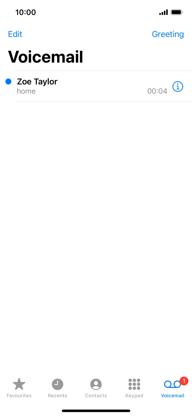 Press the required message. Press the required message.