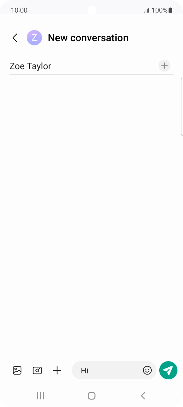 Press the picture icon. Press the picture icon.