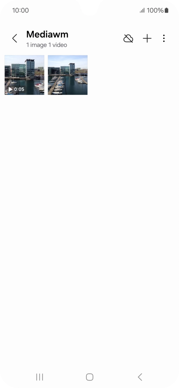 Press and hold any picture or video. Press and hold any picture or video.