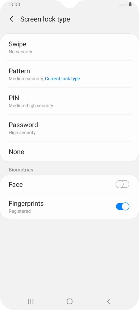 Press None. Press None.