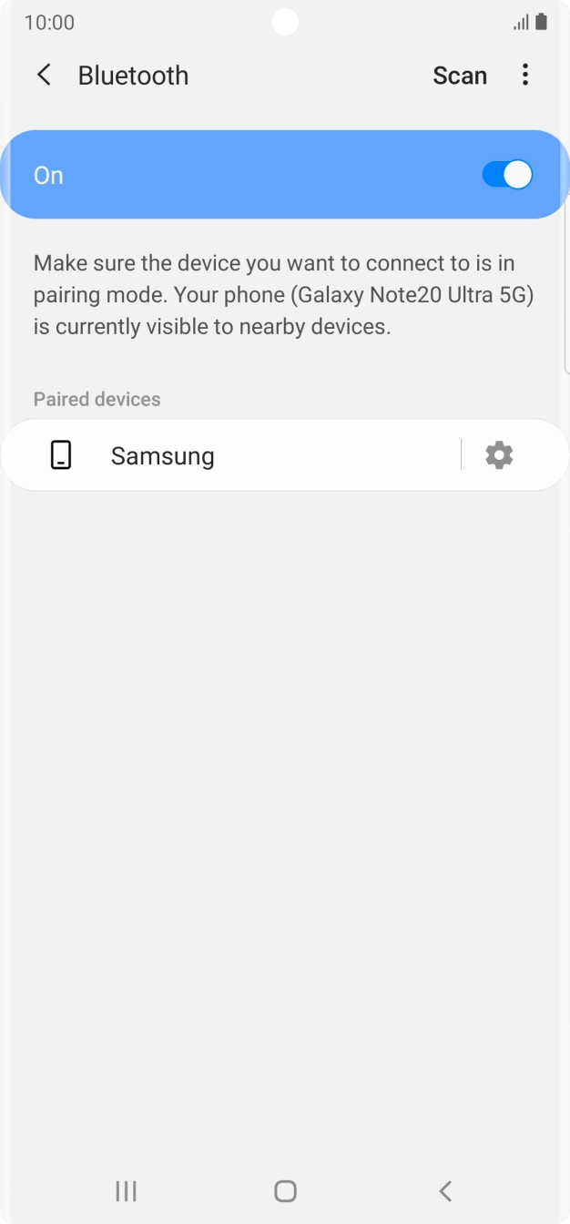 Press the Home key to return to the home screen.