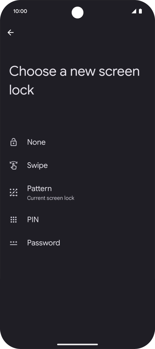 Press None. Press None.