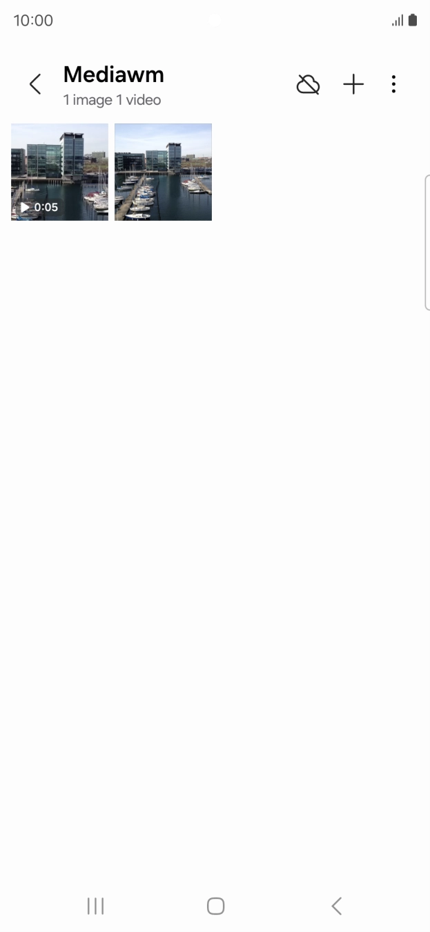 Press and hold any picture or video. Press and hold any picture or video.