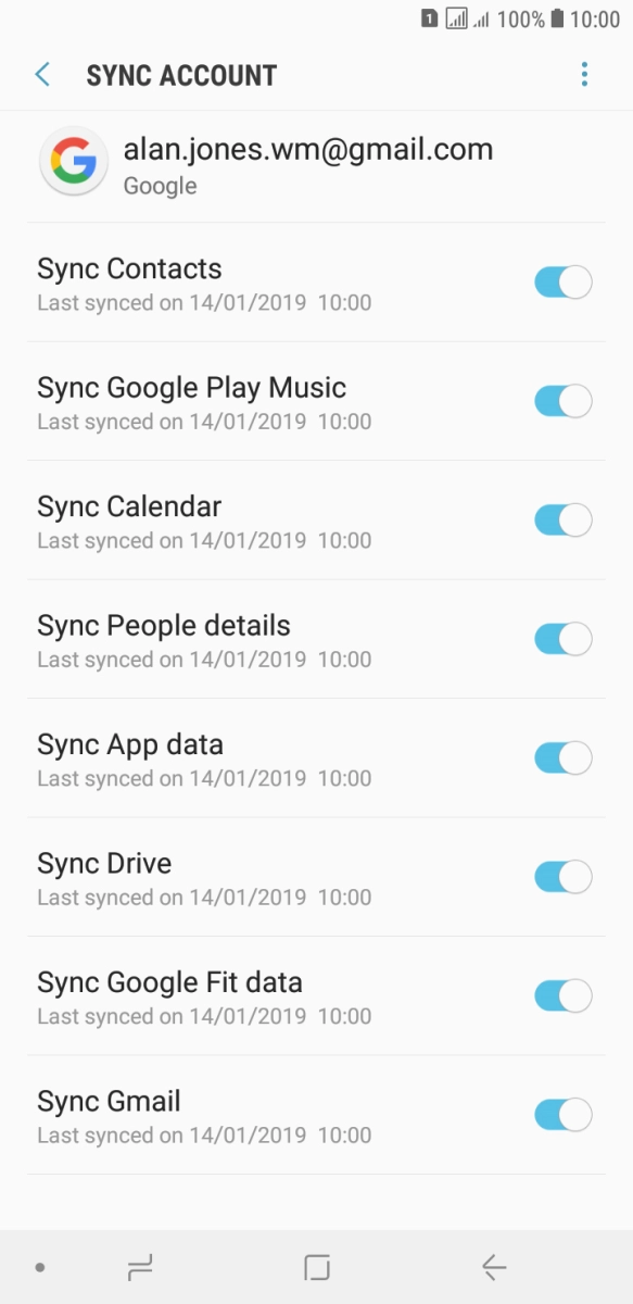 Press the Home key to return to the home screen.