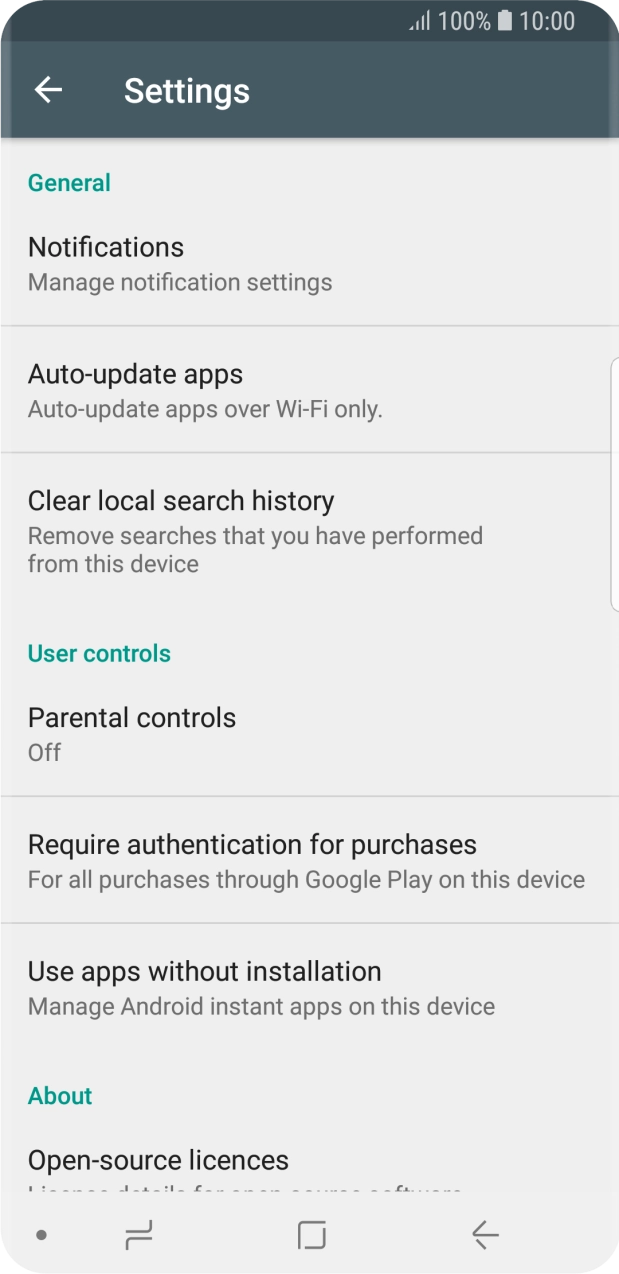 Press Auto-update apps. Press Auto-update apps.