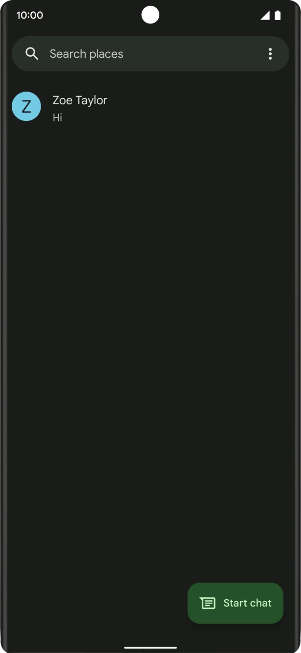 Press Start chat. Press Start chat.