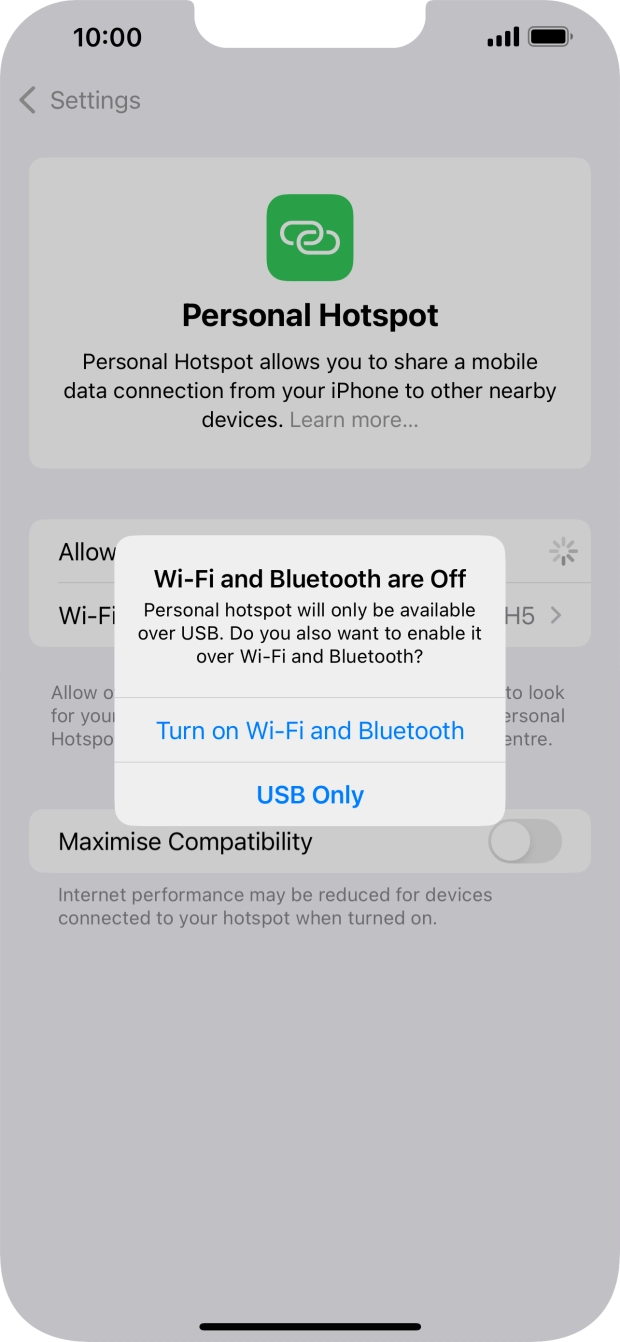 If WiFi is turned off, press Turn on Wi-Fi and Bluetooth. If WiFi is turned off, press Turn on Wi-Fi and Bluetooth.
