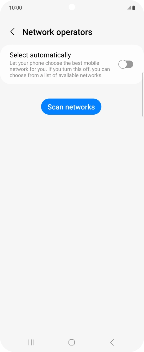 Press the indicator next to 'Select automatically' to turn on the function. Press the indicator next to 'Select automatically' to turn on the function.