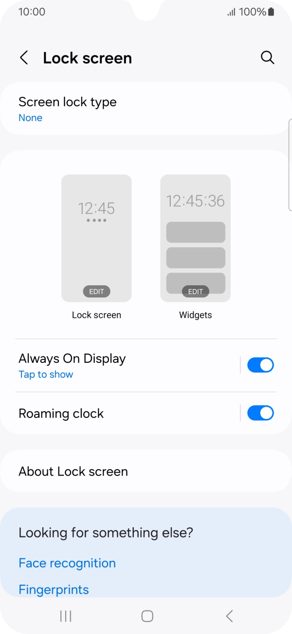 Press the Home key to return to the home screen.