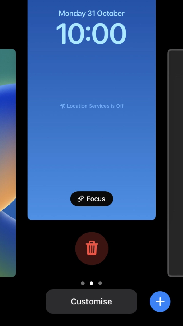 Press the delete icon. Press the delete icon.
