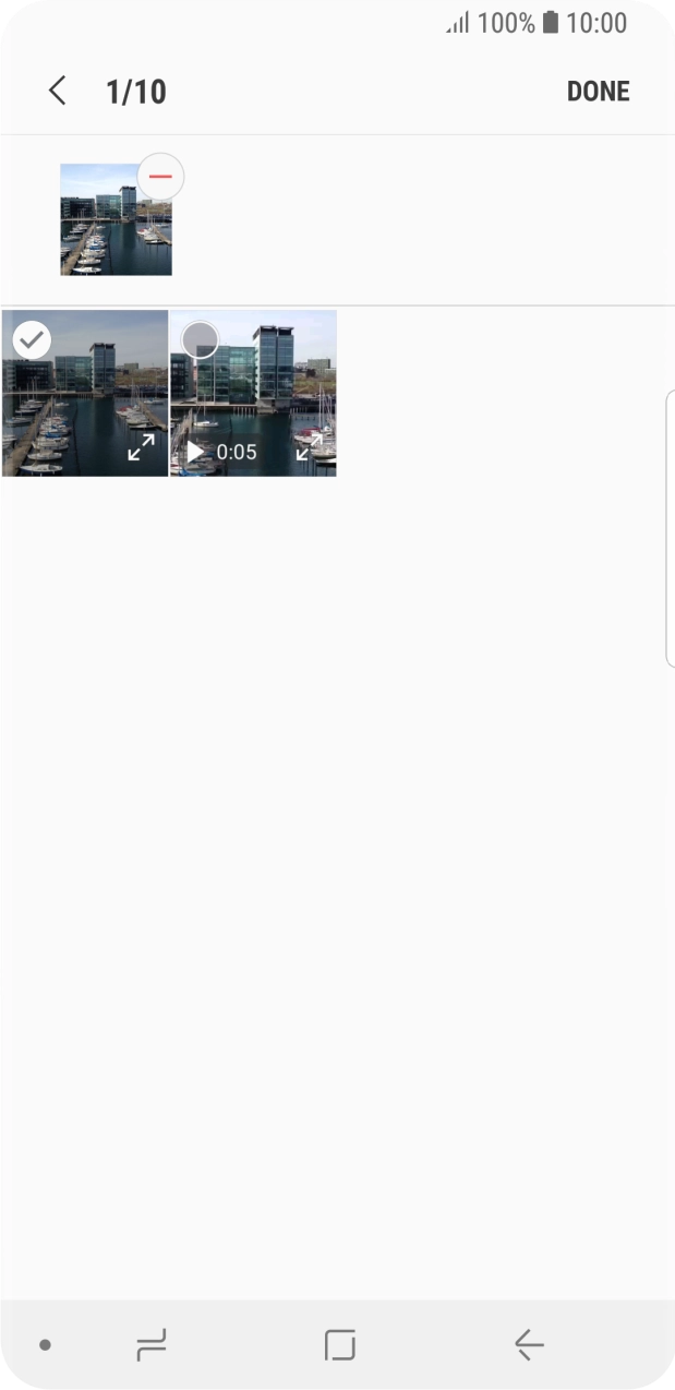 Press DONE. Press DONE.