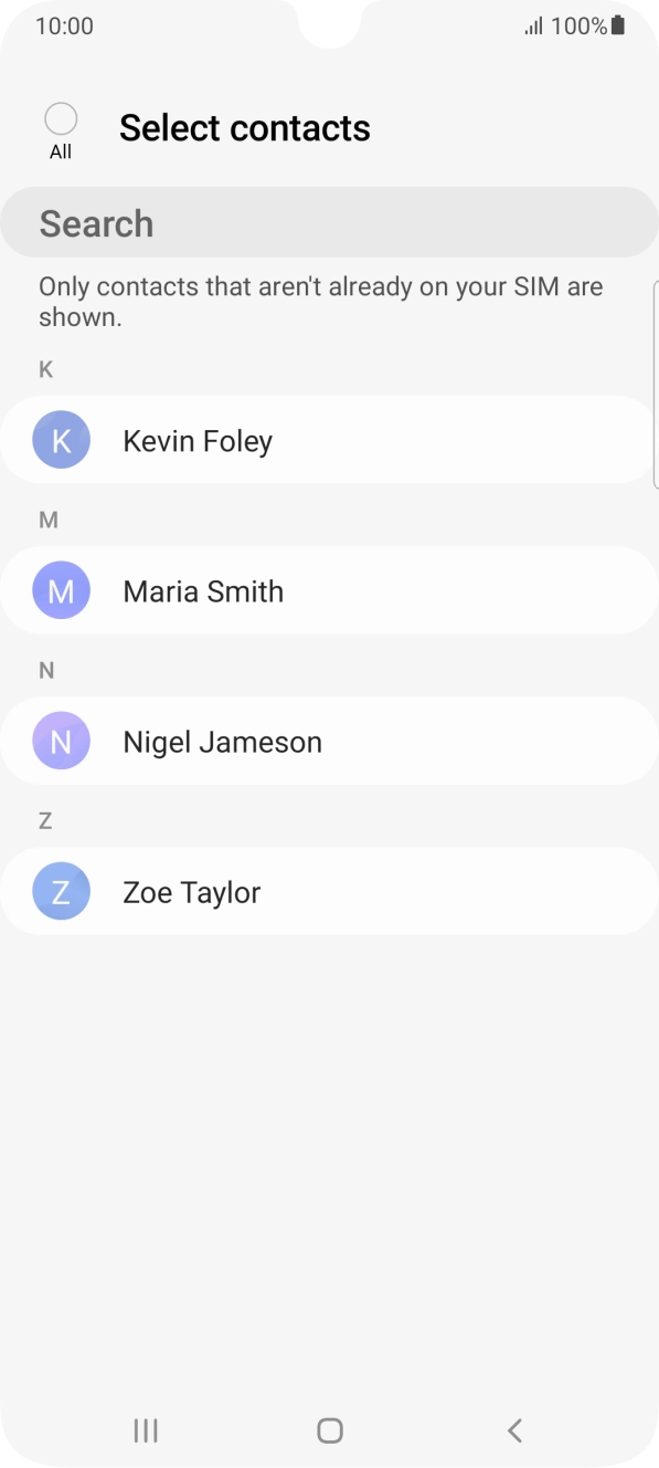 Press the field above 'All'.