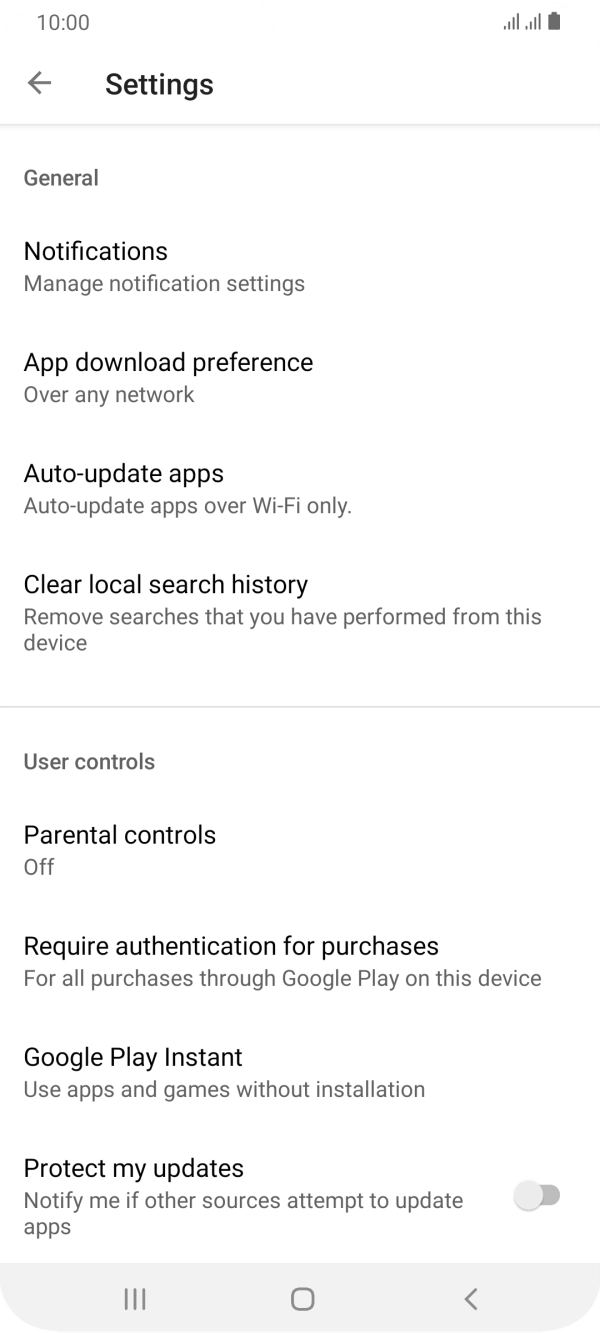 Press Auto-update apps. Press Auto-update apps.