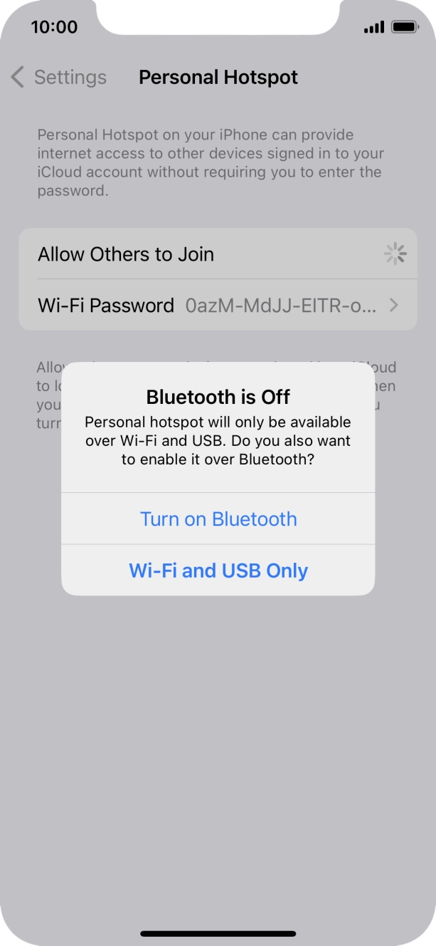 If WiFi is turned on, press Wi-Fi and USB Only. If WiFi is turned on, press Wi-Fi and USB Only.