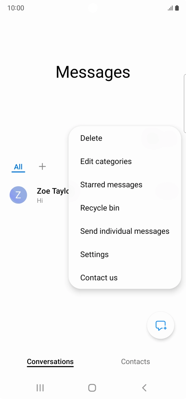 Press Settings. Press Settings.