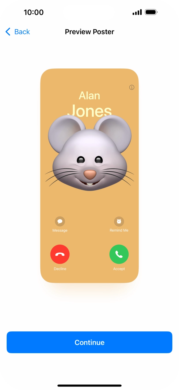 Press Continue. Press Continue.