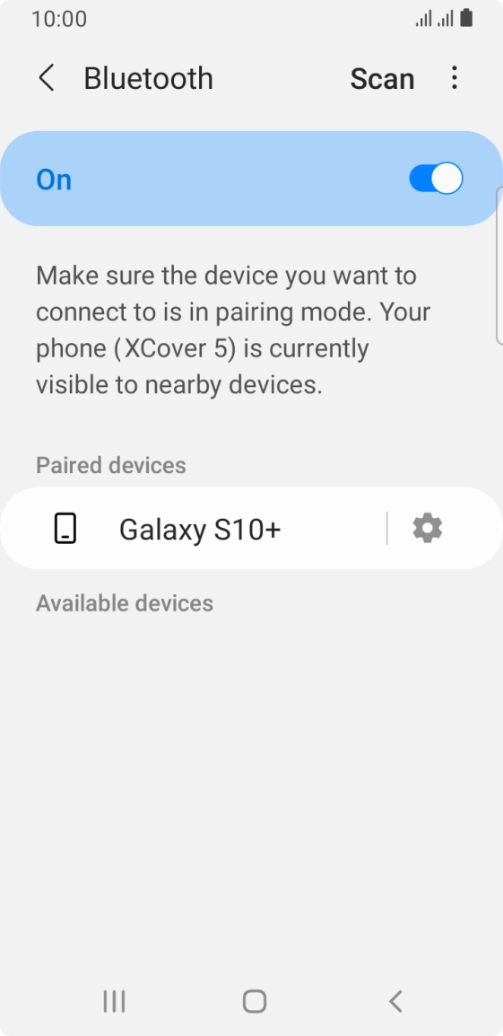 Press the Home key to return to the home screen.