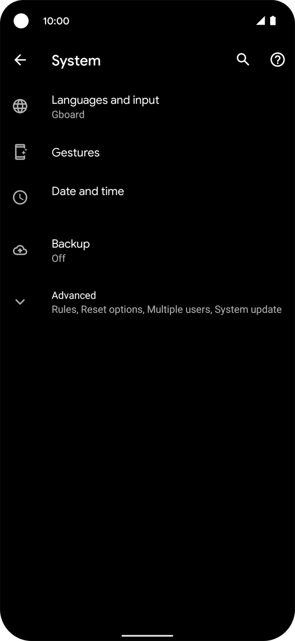 Press Date and time.