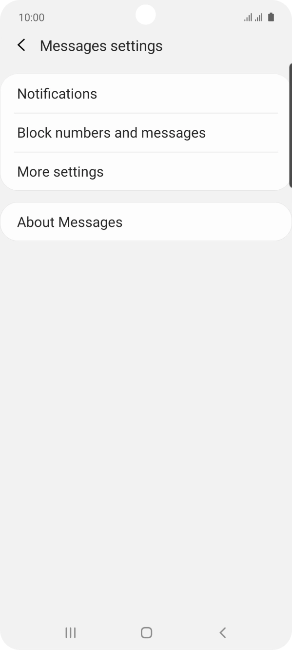 Press More settings. Press More settings.