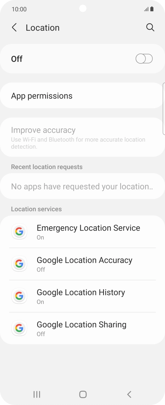 Press the indicator to turn the function on or off. Press the indicator to turn the function on or off.