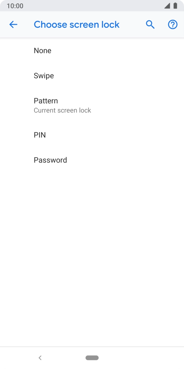 Press None. Press None.