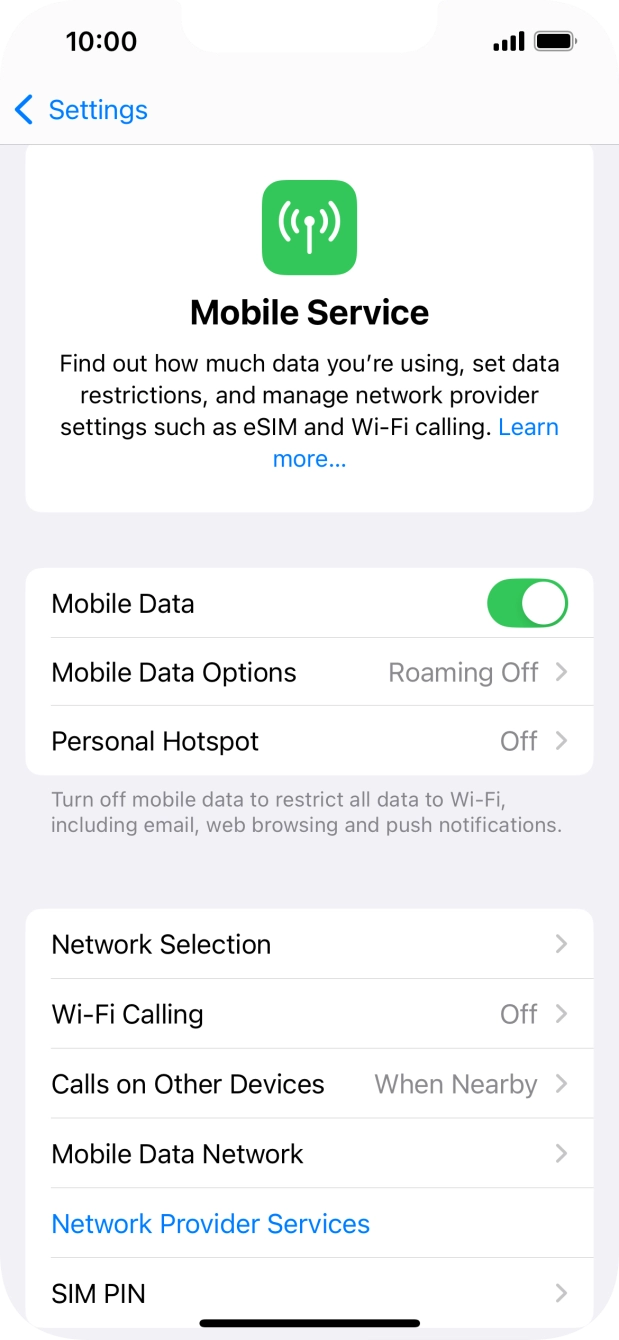 Press Mobile Data Network. Press Mobile Data Network.