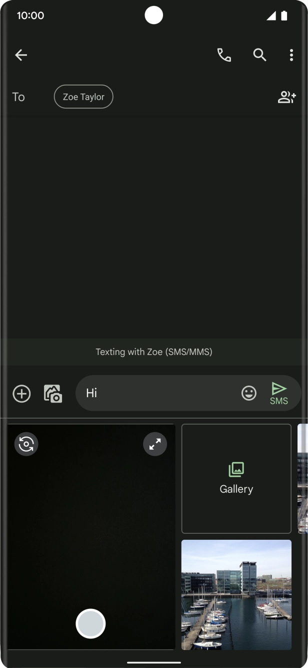 Press Gallery and go to the required folder. Press Gallery and go to the required folder.